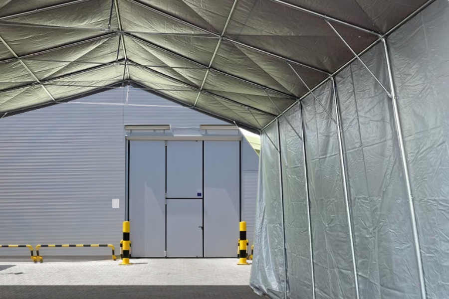 Industrial Tents side opening