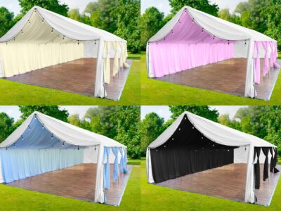 5x8m Marquee Lining - 2.6m Lateral Height