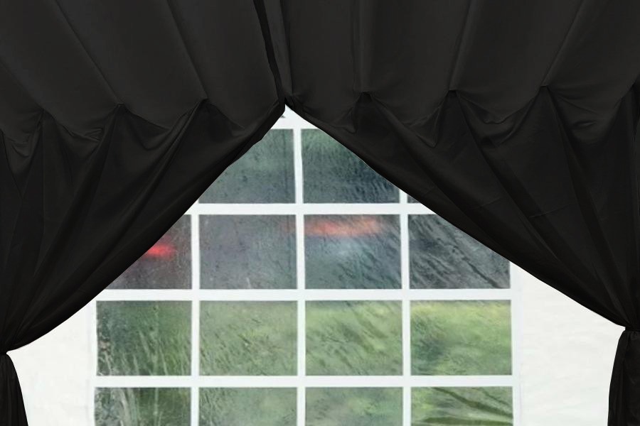 Marquee Lining curtain black