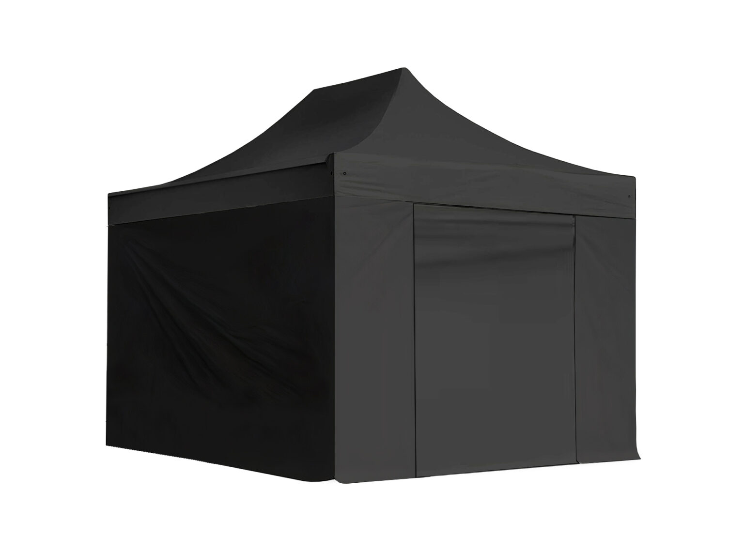 UK Tents 3×4.5m Pop Up Gazebo Professional 4 sides Black