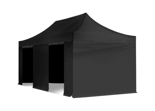 3x6m-Gazebo-OpenDoor-Black 3x6m-Gazebo-OpenDoor-Black