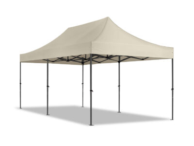 3x6m Pop Up Gazebo Premium Cream