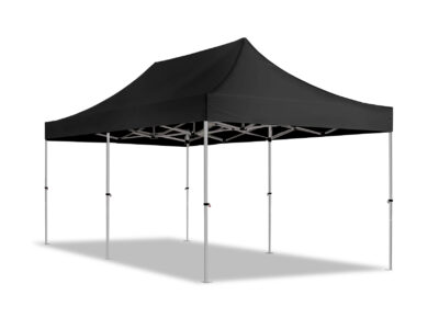 3x6m Pop Up Gazebo Elite Black
