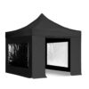 3×3-Professional-Gazebo-With-Windows-Black