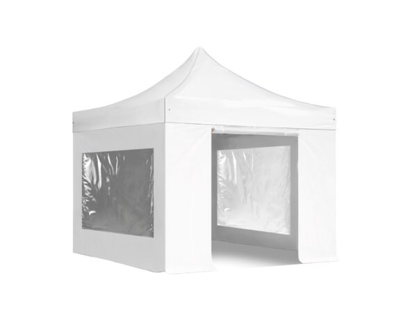 3×3-Professional-Gazebo-With-Windows-White 3×3-Professional-Gazebo-With-Windows-White