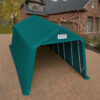 3.3×7.2m Green PVC 800 Carport