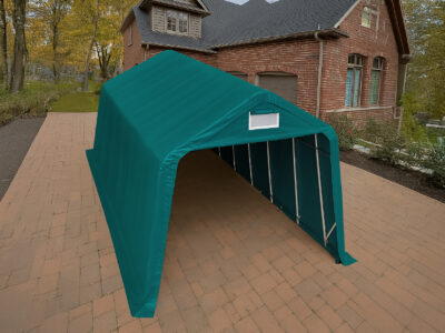3.3x7.2m Green Carport