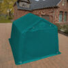 3.5x5m Green PVC 800 Carport-2