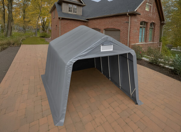 3.5x5m Grey PVC 800 Carport
