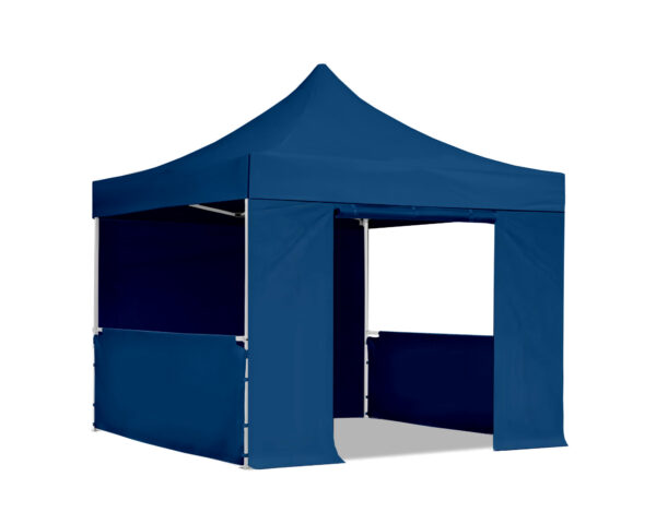 3x3m-Gazebo-OpenDoor-Blue-2