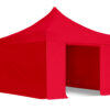 4x4m-Red gazebo with sides 4x4m-Red gazebo with sides