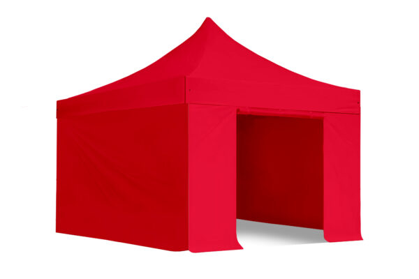 4x4m-Red gazebo with sides 4x4m-Red gazebo with sides
