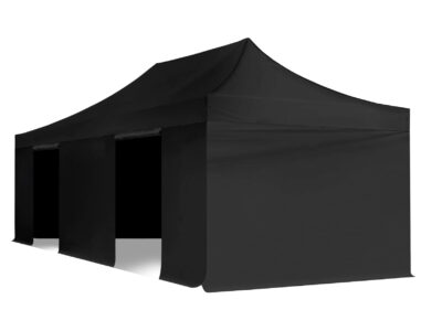 4x8m Pop Up Gazebo Elite 4 sides Black