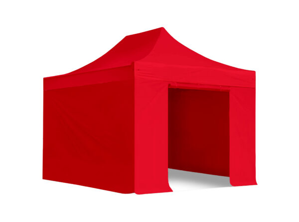 Red-Gazebo with sides 3×4.5