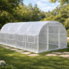 3x4m Poly Tunnel White