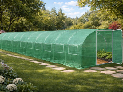 4x10m Premium Green Polytunnel
