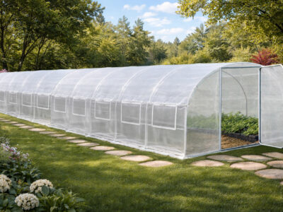 4x10m Premium White Polytunnel