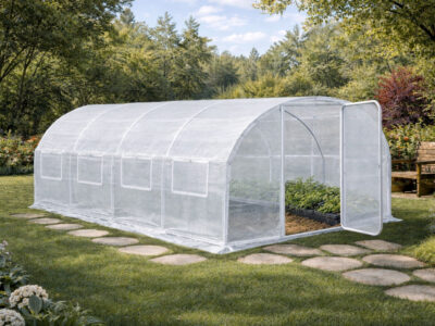 4x8m Premium White Polytunnel