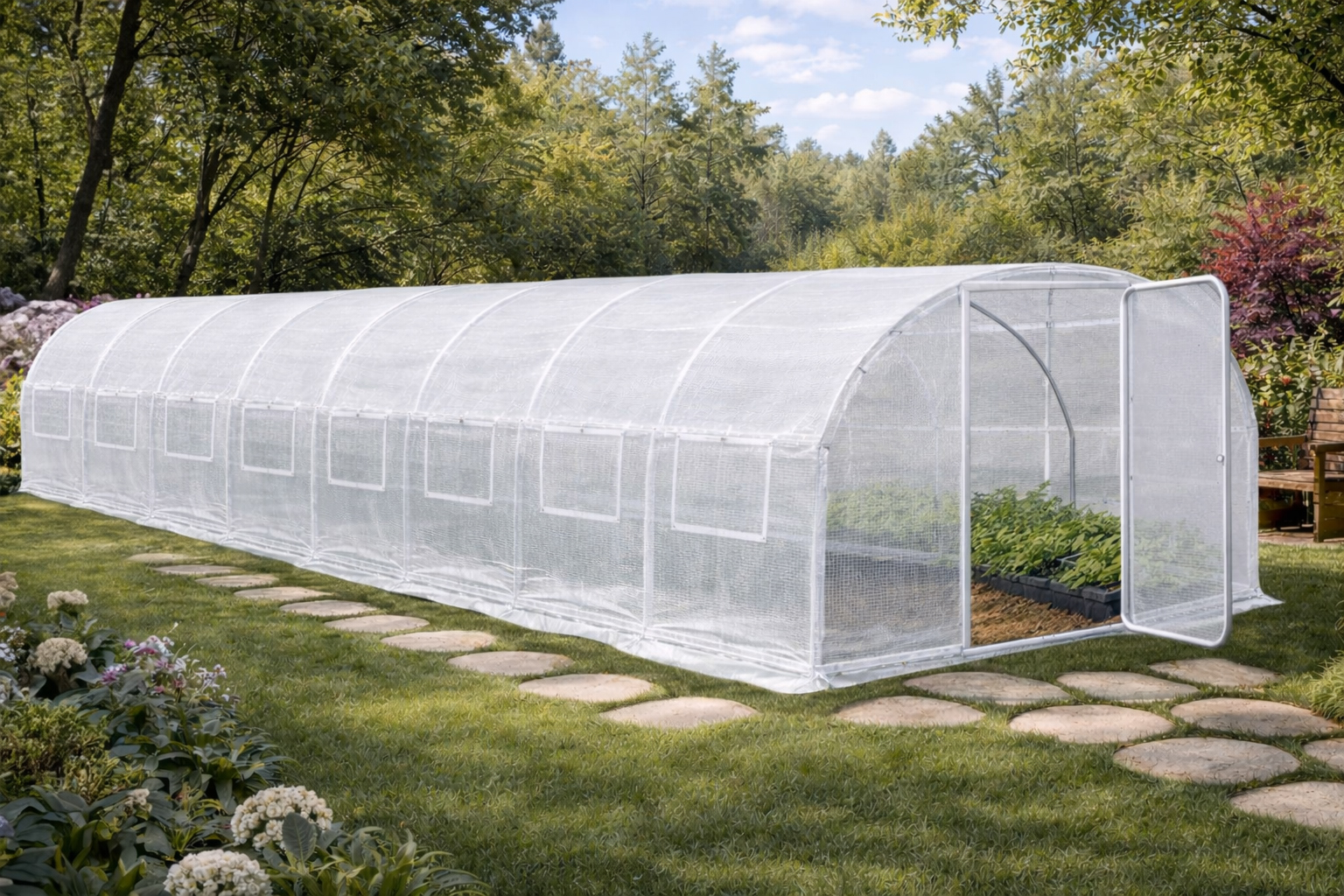 3x8m White Opened 3x8m White Opened