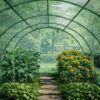 Poly Tunnel green door closed Poly Tunnel green door closed
