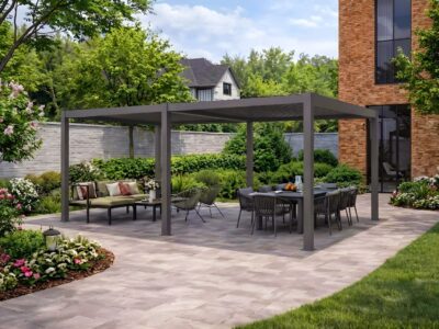 3x6m Grey Pergola