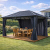 Steel roof 3×4 grey curtain Steel roof 3×4 grey curtain