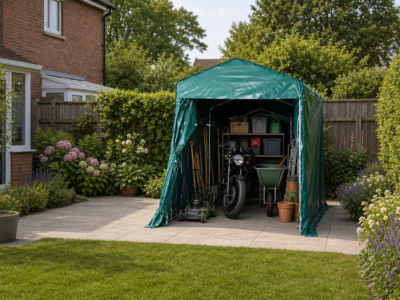 1.6x2.4m Green Carport