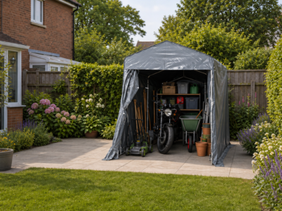1.6x2.4m Grey Carport