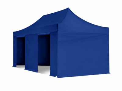 3x6m Pop Up Gazebo Elite 4 sides Indigo Blue